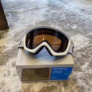 Kids White Ski Goggles